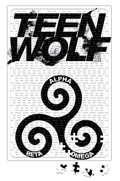 Baskı Dükkanı Teen Wolf Alpha White Omega Puzzle 240 Piece Jigsaw