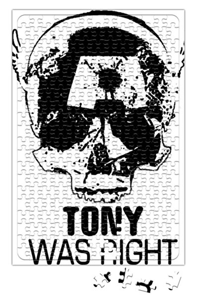 Baskı Dükkanı لغز توني كان على حق مكون من 240 قطعة