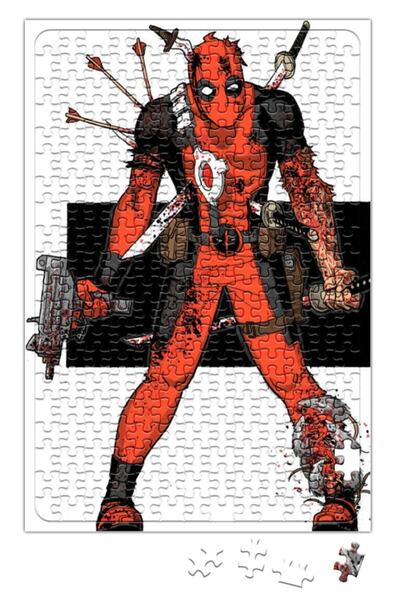Baskı Dükkanı Deadpool Angry Puzzle 240 Parça Yapboz