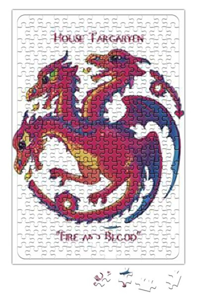 Baskı Dükkanı لغز Targaryen 240 قطعة بانوراما