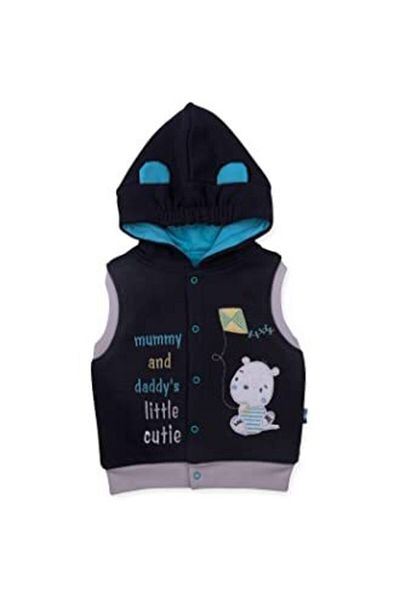 Baby Center سترة طفل رضيع باللون الأزرق الداكن - 03499