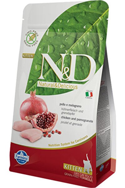 N&D Tahılsız Tavuklu Etli Ve Narlı 1.5 Kg Yavru Kuru Kedi Maması