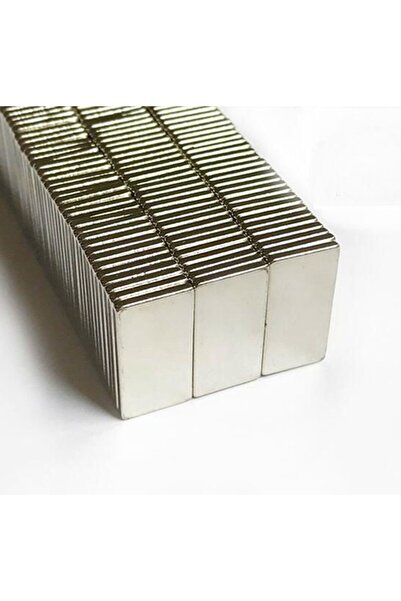 Dünya Magnet 40 Adet 20x10x1,5mm Dikdörtgen Neodyum Mıknatıs