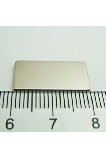 Dünya Magnet 40 Adet 20x10x1,5mm Dikdörtgen Neodyum Mıknatıs