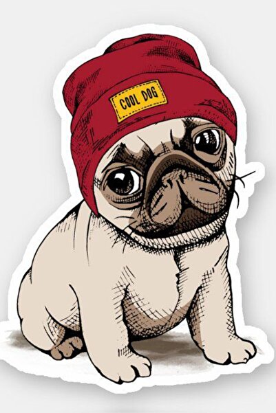 hediyeniburadabul Ξύλινη αφίσα Cool Dog 20x30 - Mdf