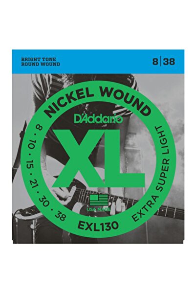 Daddario مجموعة سلاسل الجيتار الكهربائي D'addario Exl 130