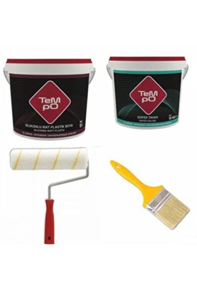 Filli Boya Tempo Silikonlu İç Cephe Boyası 20 Kg+10 Kg Tavan+Hediye Balbuğu