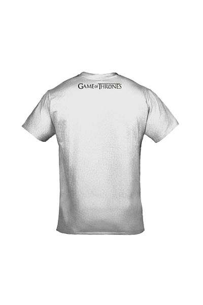 Orijin Tekstil Μπλουζάκι Unisex White Hold The Door Game Of Thrones με στάμπα