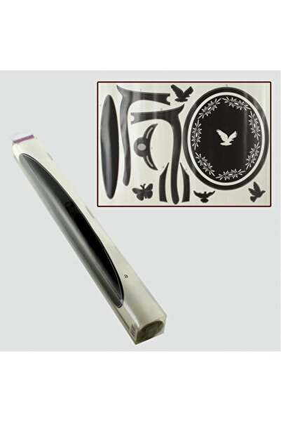 ZERO LAND Ds-Derin 3D Adhesive Wall Decoration-Black