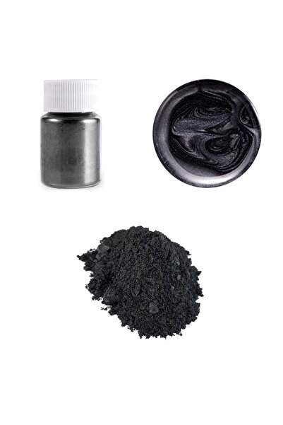 Brtr Kimya 4 Renk Siyah Sedefli Epoksi Metalik Toz Pigment Seti