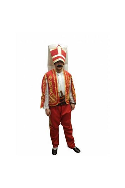 DilekKostüm Yeniçeri Adult Men's Costume Henna Thron Carry Circumcision