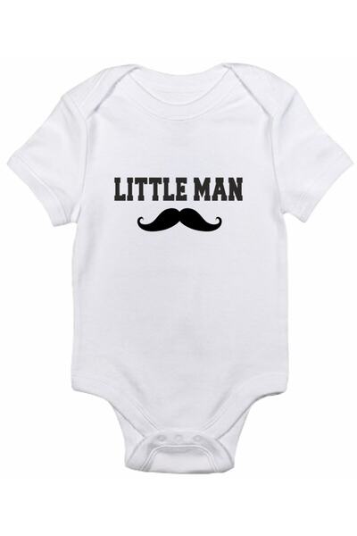 venüsdijital طفل رضيع أبيض ليتل مان شارب مطبوعة Zıbın Body