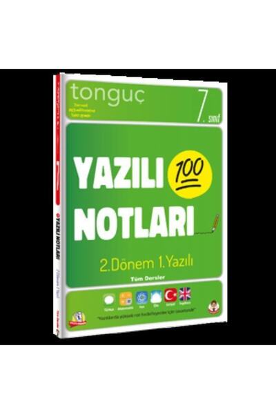 Tonguç Yayınları Tonguç 7.snıf Yazılı Notları 2. Dönem 1.yazılı