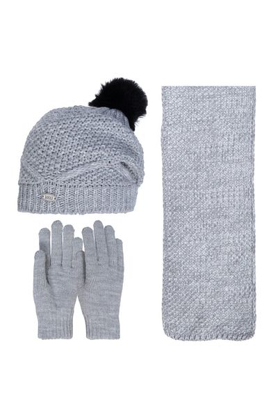 MİNİKO KİDS Kitti 2960-02 9-15 Years Old Scarf Beanie Gloves Set