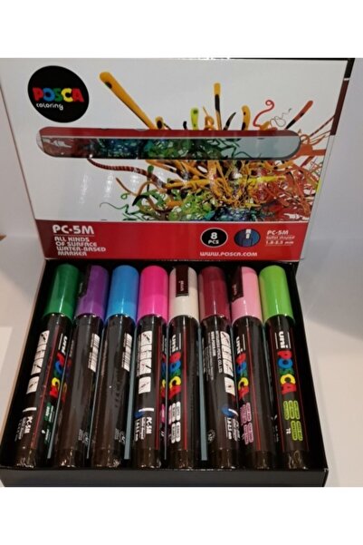 Unibal Unı Posca Pc-5M Set of 8