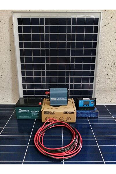 New|Bae 240 Watt (220v) Güneş Enerjili Aydınlatma-şarj Paketi