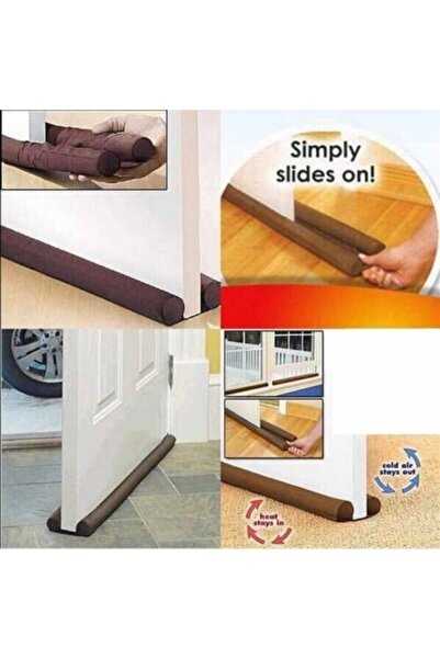 Genel Markalar Siyah Soğuk Isı Önleyici Kapı Altı Eşik Yakıt Tasarrufu Süngeri Kapı Altlığı