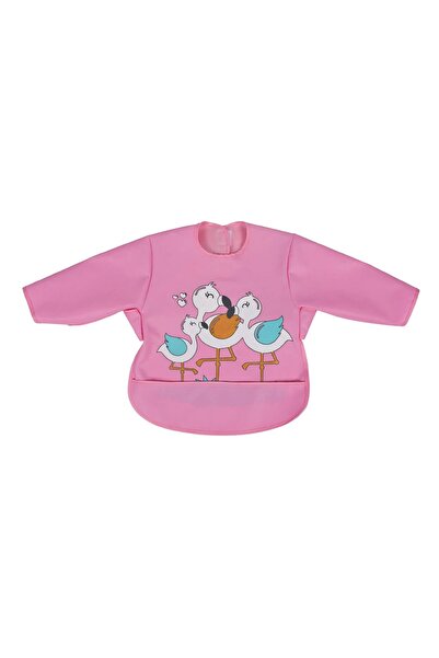 Sevi Bebe Baby Bib with Sleeves Art-53 Flamingo