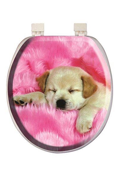 Softy Classic Desenli Yumuşak Klozet Kapağı Pembe