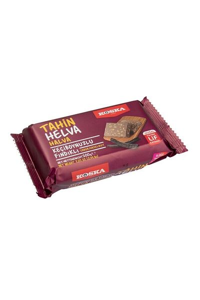 Koska 200 Gr Halva - Carob and Hazelnut