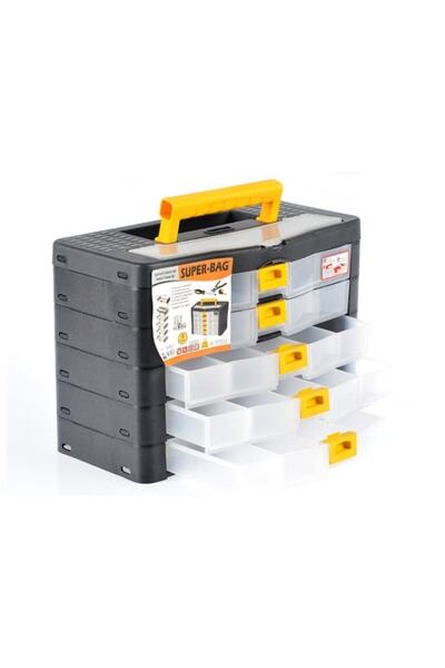 Süper Bag Organizerli 5 Çekmeceli Takım Çantası