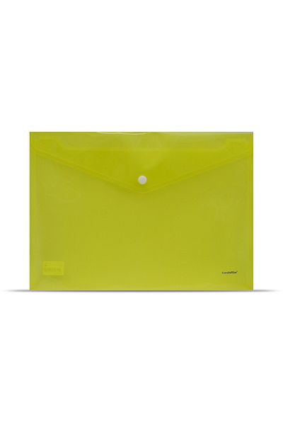 Four Office A4 Snap File Yellow