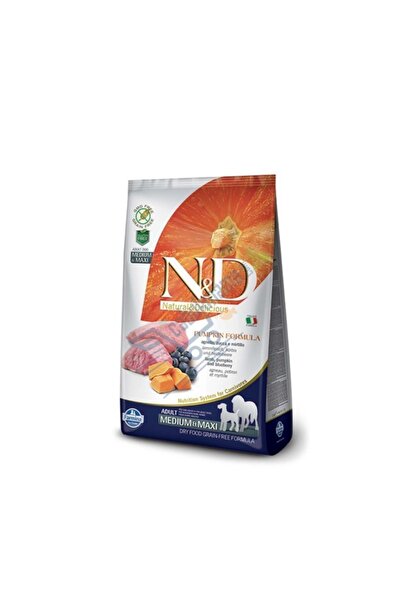 N&D Medium & Maxi Kuzu Etli - Yaban Mersinli Ve Balkabaklı Tahılsız Yetişkin ...