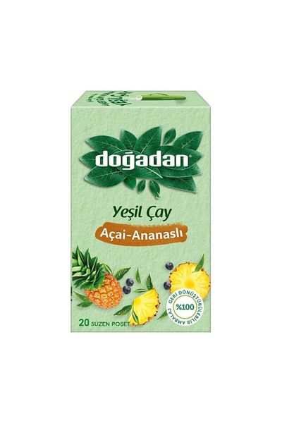 Doğadan Green Tea Açai-Pineapple 20 Bags