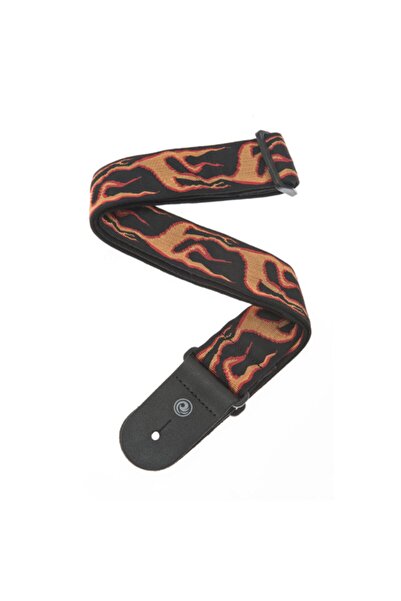 Rekor Müzik Λουράκι κιθάρας Planetwaves 50f01 50mm Woven Fluid Flames Λουράκι...