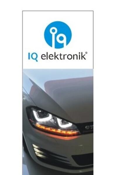 iq elektronik 120mm Beyaz Üniversal F Serisi U Angel Far Ledi