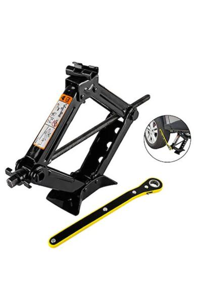 Dreamcar Otomatik Kollu Scissor Jack Makaslı Mekanik Kriko 1,5 Ton