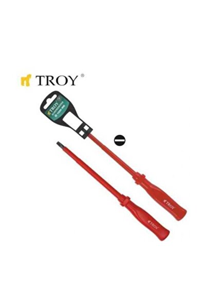 TROY 22121 Düz Izoleli Tornavida (4,0x 100mm)