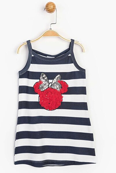 Disney Pul Detaylı Askılı Elbise 15506