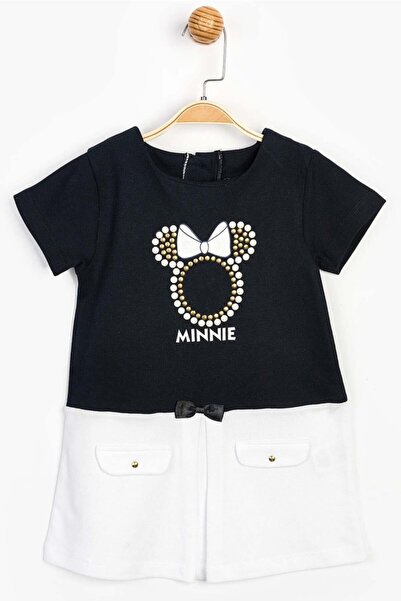 Disney Taş Baskılı Çocuk Elbise Lacivet