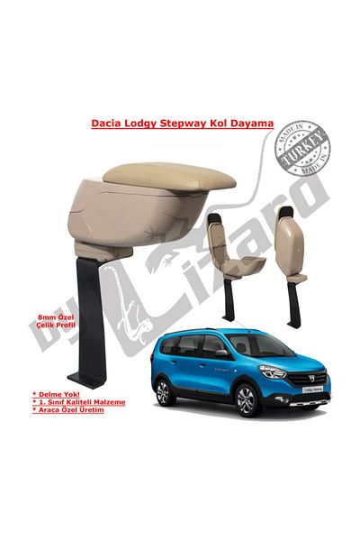 ByLizard Dacia Lodgy Stepway - Non-pierced Steel Leg and Sliding Armrest