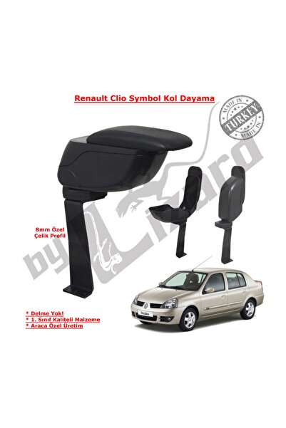 ByLizard Renault Clio Symbol Delmesiz Çelik Ayaklı Sürgülü Kolçak Si