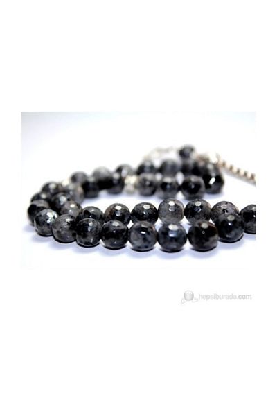 RD EKOAVM Smoky Agate Stone Rosary 8 mm Facet Cut Rosary