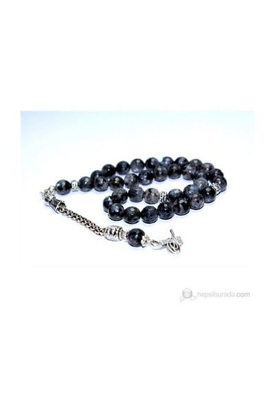 RD EKOAVM Smoky Agate Stone Rosary 8 mm Facet Cut Rosary