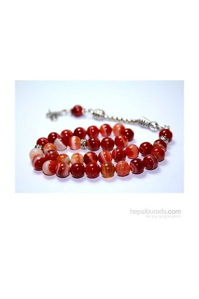 RD EKOAVM 8MmGlobe Cut Variegated Agate Stone Rosary