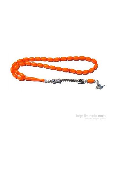 RD EKOAVM 6x11mmLight Honey Colored Amber Cut Rosary