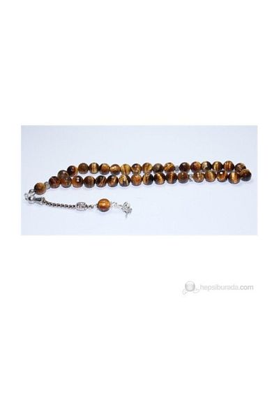 RD EKOAVM Turtle Eye Stone Rosary 10 Mm Facet Cut