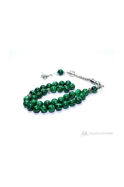 RD EKOAVM Malahit Color Agate Rosary 8 Mm Globe Cut