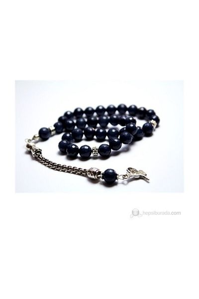 RD EKOAVM 8 Mm Facet Cut Agate Stone Rosary