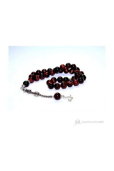 RD EKOAVM Shahing Eye Stone Rosary 8 Mm Globe Cut