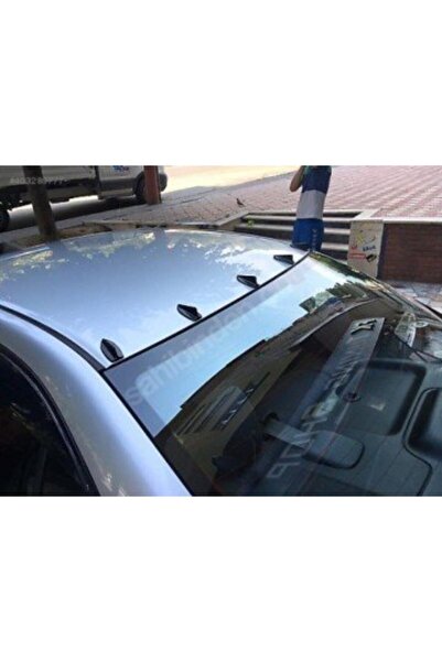 Momo 5 Li Balık Sırtı Anten, Mini Süs Anten, Balina Anten, Siyah