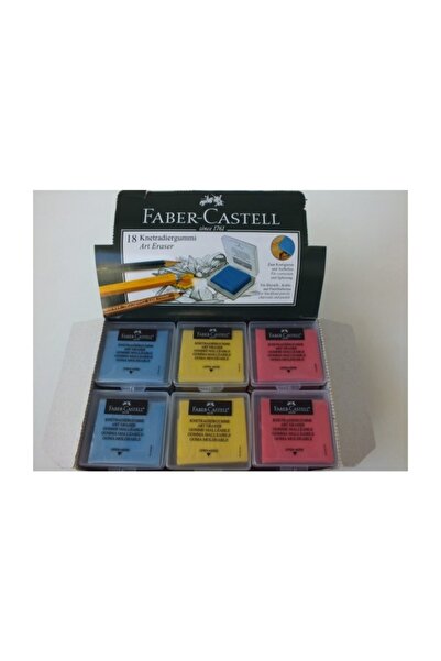Faber Castell Faber Hamur Silgi Renk Seçmeli Mavi