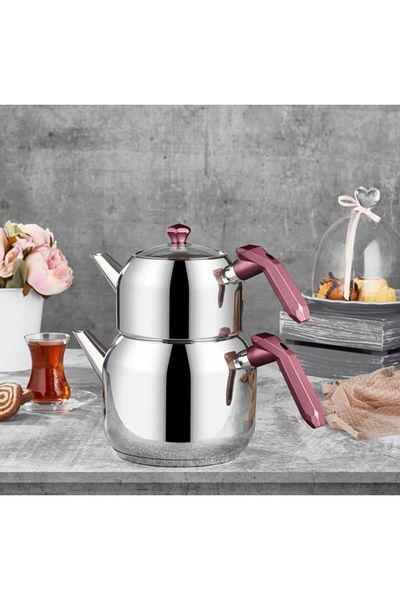 Amboss Opal Medium Size Teapot Bronze Handle