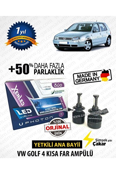 Photon Duo H7 12-24v Led Xenon - Volkswagen Golf 4 Kısa Far