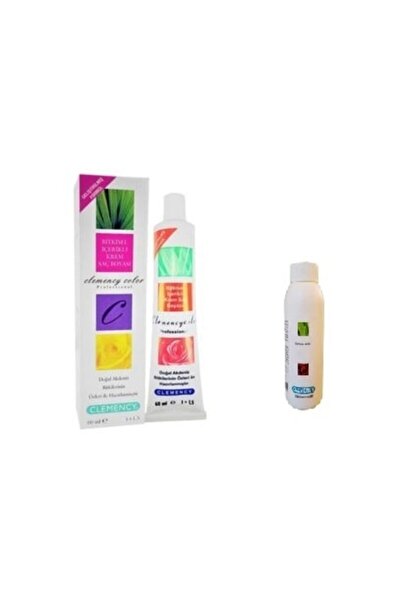 Clemency Bitkisel Tüp Saç Boya 6.35 Açık Çikolata Kahve+oksidan