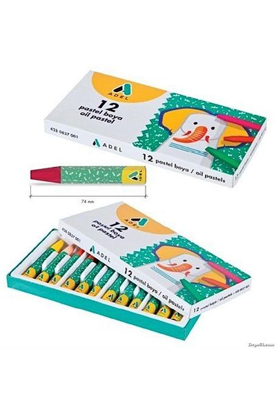 Adel 12 Piece Crayon Set